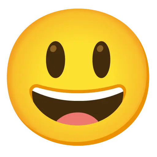 หน้ายิ้มด้วยการอ้าปาก