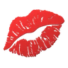 Emoji Sărut Mark 💋 image - Huawei Harmony OS style
