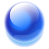 Grande círculo azul Emoji 🔵 image - Emojidex style