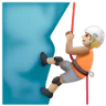 Person Climbing: Medium-Light Skin Tone Emoji 🧗🏼 image - Samsung style