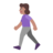 Woman Walking: Medium Skin Tone