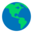Earth Globe Americas