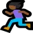 Woman Running: Medium-Dark Skin Tone