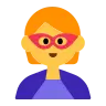 Super héros Emoji 🦸 image - Tossface style