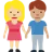 Woman And Man Holding Hands: Medium-Light Skin Tone, Medium Skin Tone