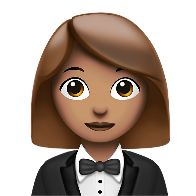 Woman In Tuxedo: Medium Skin Tone
