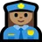 Woman Police Officer: Medium Skin Tone