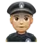 Police Officer: Medium-Light Skin Tone