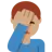 Man Facepalming: Medium Skin Tone