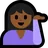 Person Tipping Hand: Medium-Dark Skin Tone
