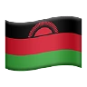 Flag: Malawi Emoji 🇲🇼 image - Apple style