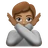 Person Gesturing No: Medium Skin Tone