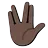 Vulcan Salute: Dark Skin Tone