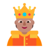 Person With Crown: Medium Skin Tone Emoji 🫅🏽 image - Microsoft Classic 2D style