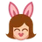 토끼 귀와 여자