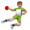 Person Playing Handball: Medium Skin Tone Emoji 🤾🏽 image - WhatsApp style