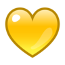 黄心 Emoji 💛 image - Emojidex style
