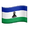 Flag: Lesotho Emoji 🇱🇸 image - Apple style