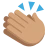 Clapping Hands: Medium Skin Tone