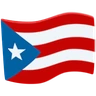 Flag: Puerto Rico Emoji 🇵🇷 image - Facebook Messenger (2016) style