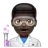 Man Scientist: Dark Skin Tone