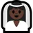 Person With Veil: Dark Skin Tone