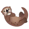 Эмодзи Выдра 🦦 image - Google Noto Color Animated style
