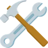 Emoji Ciocan și cheie 🛠 image - Skype style