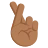 Crossed Fingers: Medium-Dark Skin Tone