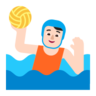 Person Playing Water Polo: Light Skin Tone Emoji 🤽🏻 image - Microsoft Classic 2D style