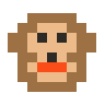 Monkey Face Emoji 🐵 image - SerenityOS style