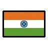 Flag: India Emoji 🇮🇳 image - OpenMoji style