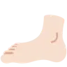 Foot: Light Skin Tone Emoji 🦶🏻 image - Twitter / X (Twemoji) style