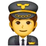 Pilot Emoji 🧑‍✈️ image - Samsung style