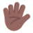 Hand With Fingers Splayed: Medium-Dark Skin Tone