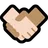 Handshake: Light Skin Tone