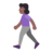 Woman Walking: Medium-Dark Skin Tone