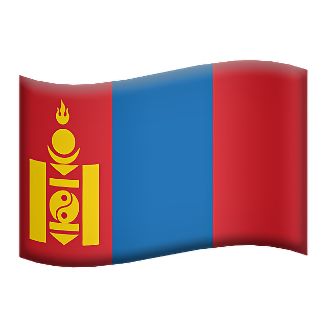 Flag: Mongolia