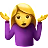 Woman Shrugging