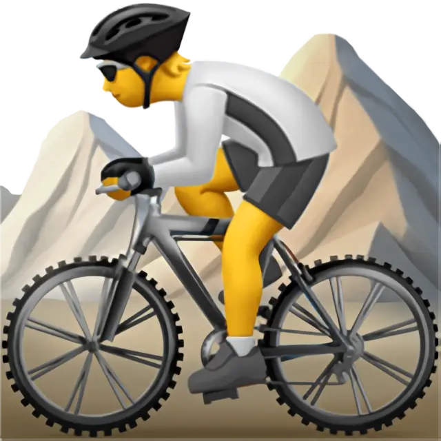 Person Mountain Biking