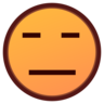 Emoji Kifejezés nélküli arc 😑 image - Emojidex style