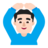 Man Gesturing Ok: Light Skin Tone