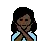 Woman Gesturing No: Dark Skin Tone