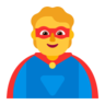 ซูเปอร์ฮีโร่ Emoji 🦸 image - Microsoft Classic 2D style