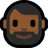 Person: Medium-Dark Skin Tone, Beard