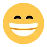 미소 짓는 얼굴로 웃기는 얼굴 Emoji 😁 image - Tossface style