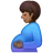 Pregnant Man: Medium-Dark Skin Tone