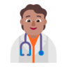 Health Worker: Medium Skin Tone Emoji 🧑🏽‍⚕️ image - Microsoft Classic 2D style