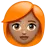 Woman: Medium Skin Tone, Red Hair