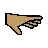 Palm Down Hand: Medium Skin Tone